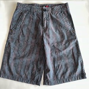 🙂4/$20 Quiksilver Plaid Shorts W25